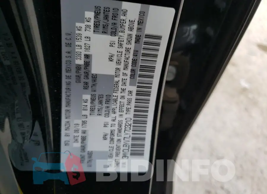 3MYDLBYV7LY703210 Photo# 12