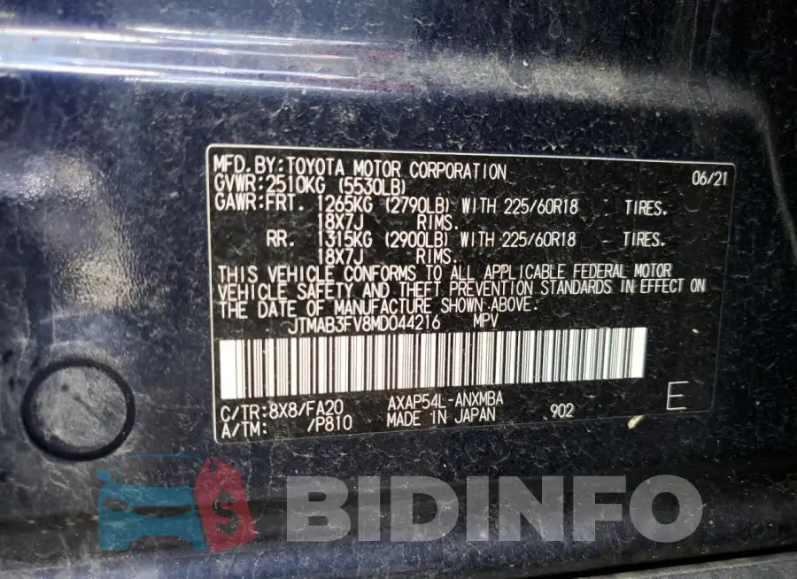 JTMAB3FV8MD044216 Photo# 13