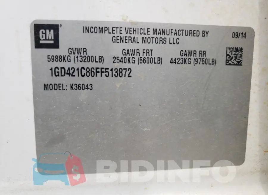 1GD421C86FF513872 Photo# 12
