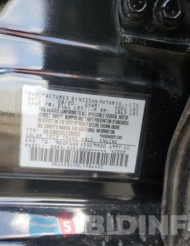 3N1AB8CV0LY286420 Photo# 12
