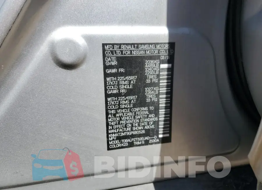 KNMAT2MT9GP680526 Photo# 13