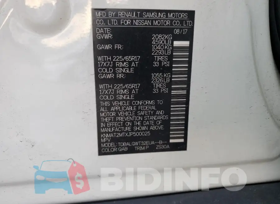 KNMAT2MTXJP500025 Photo# 13