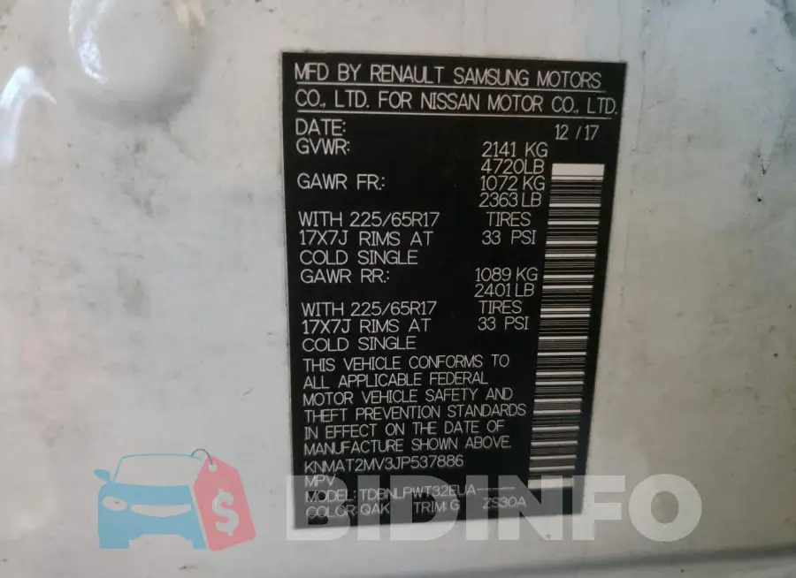 KNMAT2MV3JP537886 Photo# 10