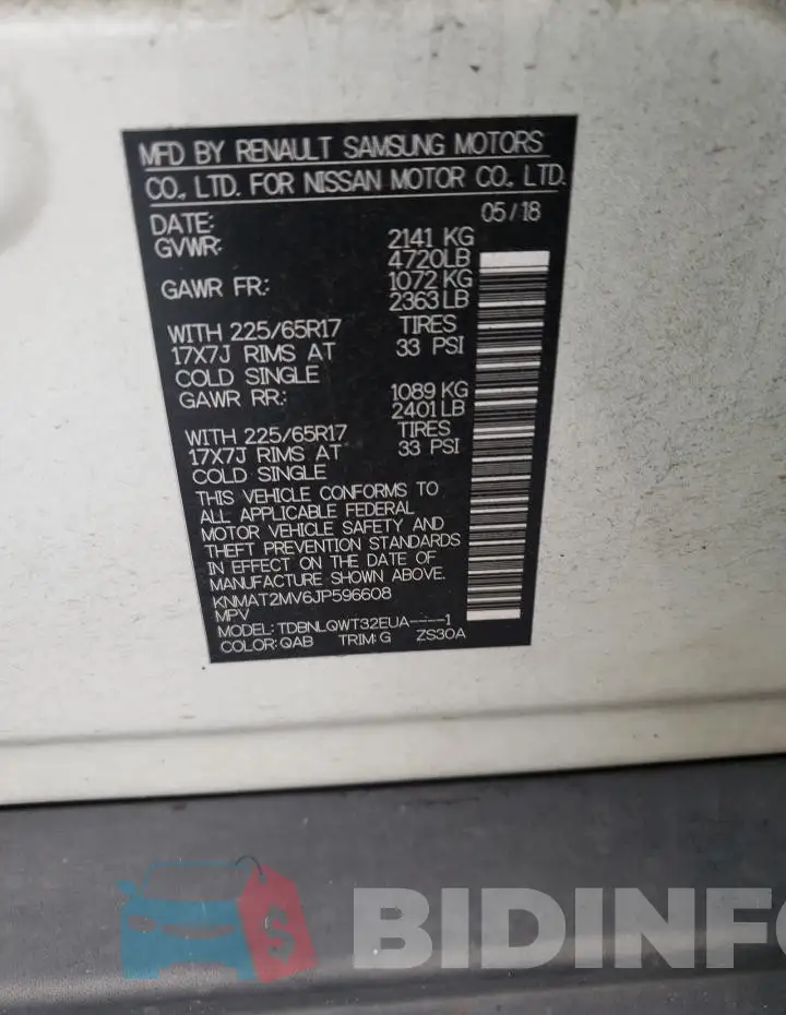 KNMAT2MV6JP596608 Photo# 12