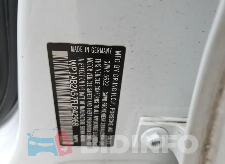 WP1AB2A57FLB42968 Photo# 12
