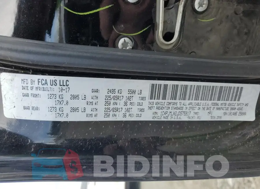 1C4PJMLX2JD575917 Photo# 12