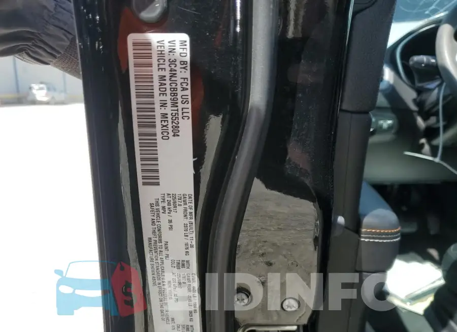 3C4NJCBB9MT552804 Photo# 13
