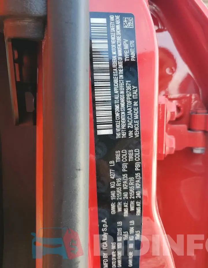 ZACCJAAT0FPB73671 Photo# 12