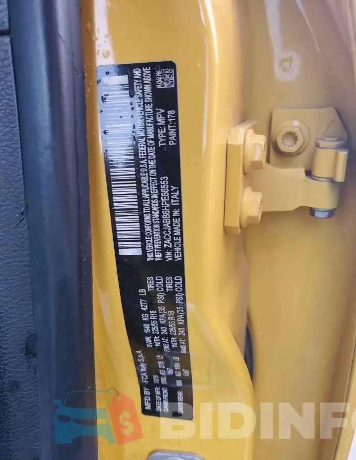 ZACCJABB6HPE66553 Photo# 12