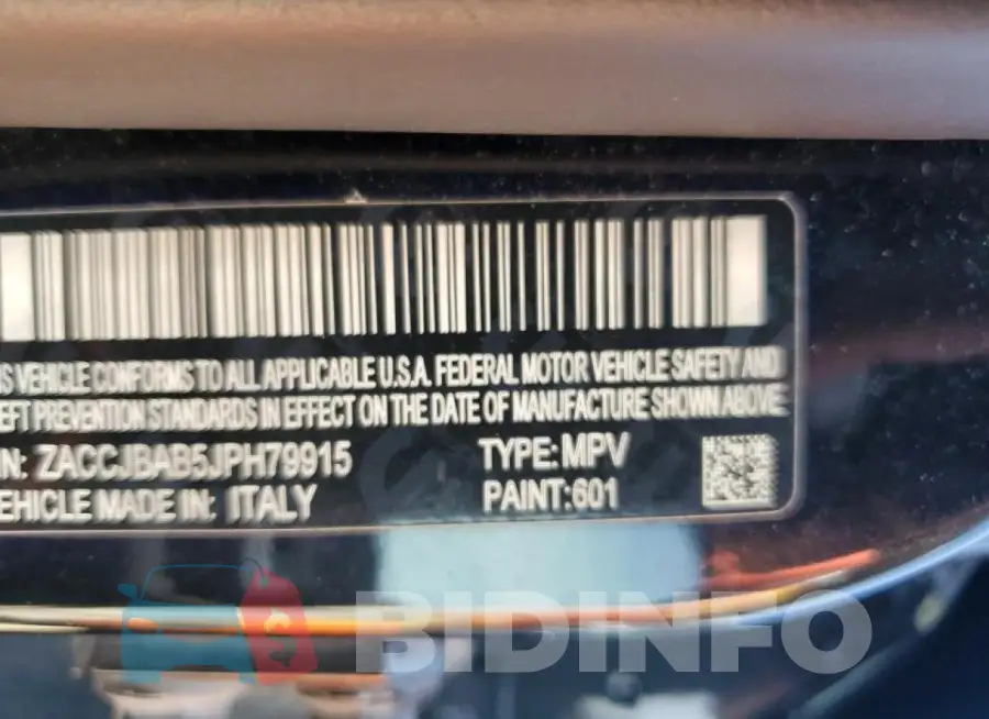 ZACCJBAB5JPH79915 Photo# 12