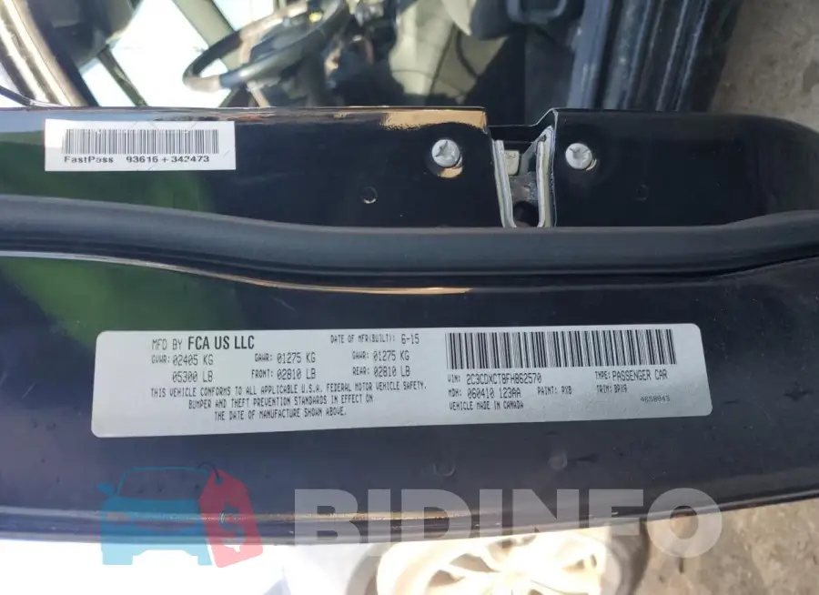 2C3CDXCT8FH862570 Photo# 13