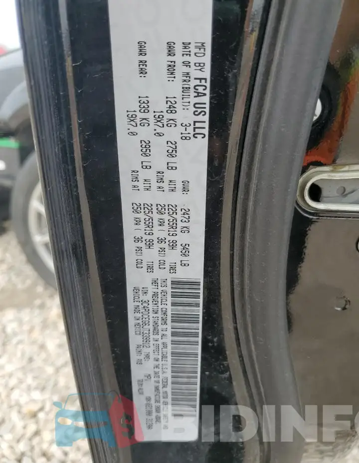 3C4PDCEG6JT339912 Photo# 14