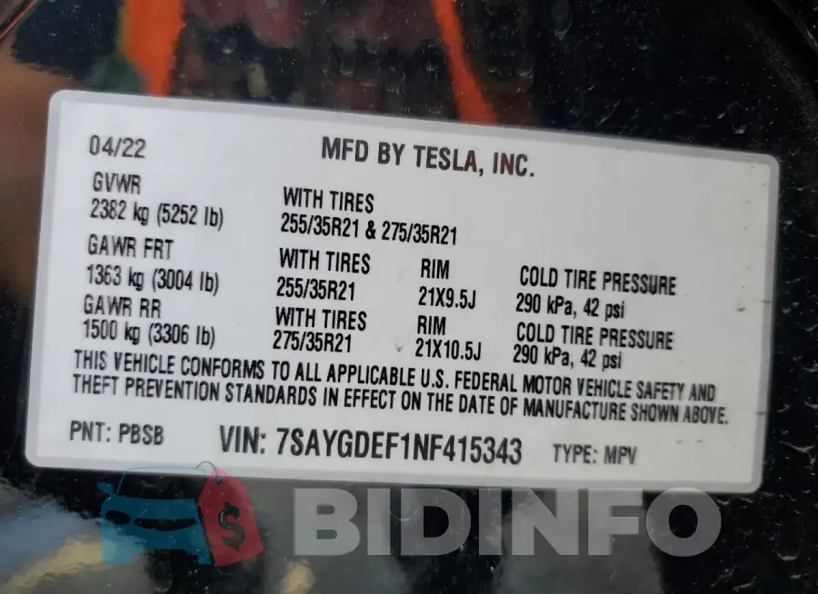 7SAYGDEF1NF415343 Photo# 13