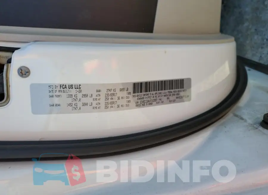2C4RC1DG4LR163997 Photo# 13