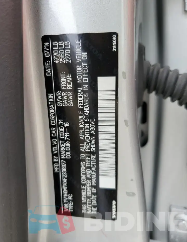 YV140MFK4F2338977 Photo# 12