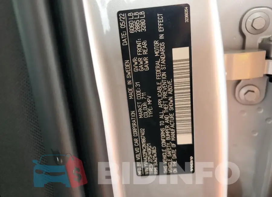 YV4A22PK2N1867402 Photo# 13