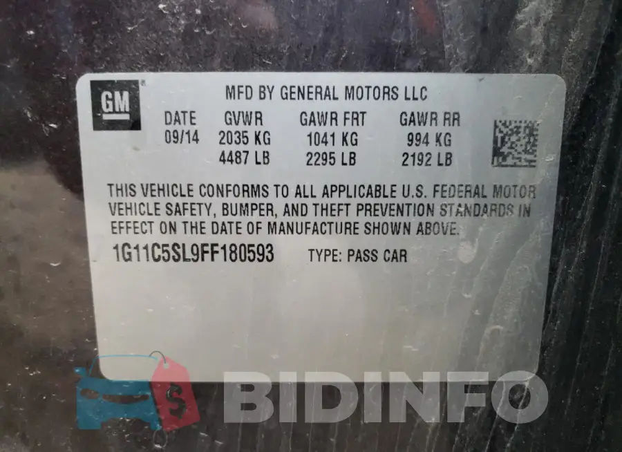 1G11C5SL9FF180593 Photo# 12