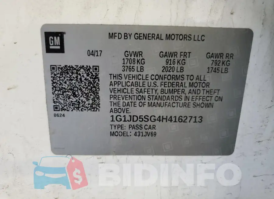 1G1JD5SG4H4162713 Photo# 12