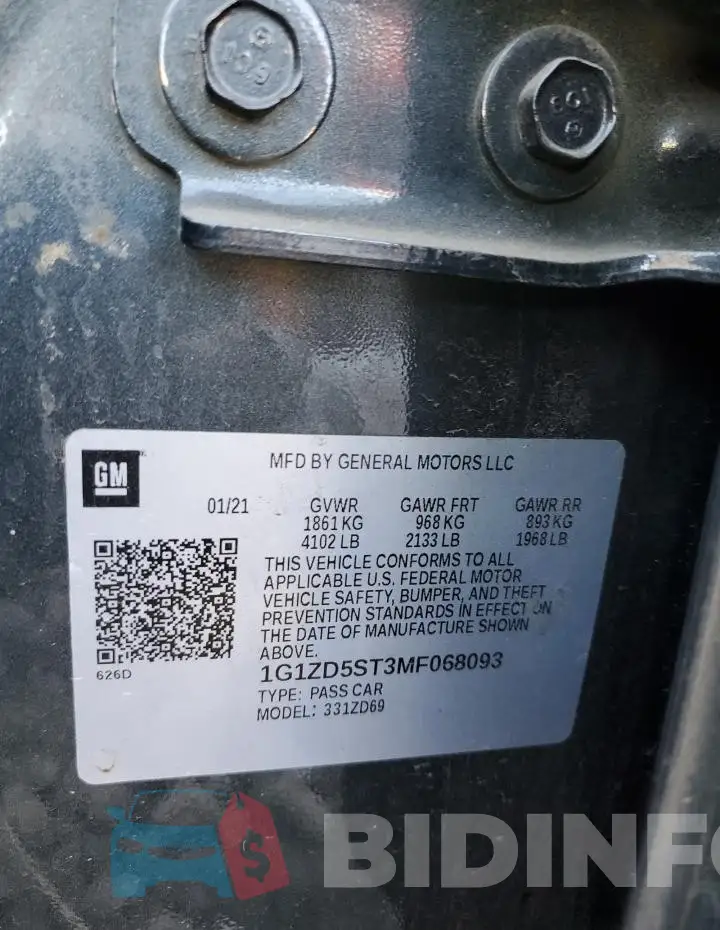 1G1ZD5ST3MF068093 Photo# 13