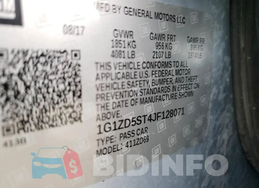 1G1ZD5ST4JF128071 Photo# 12