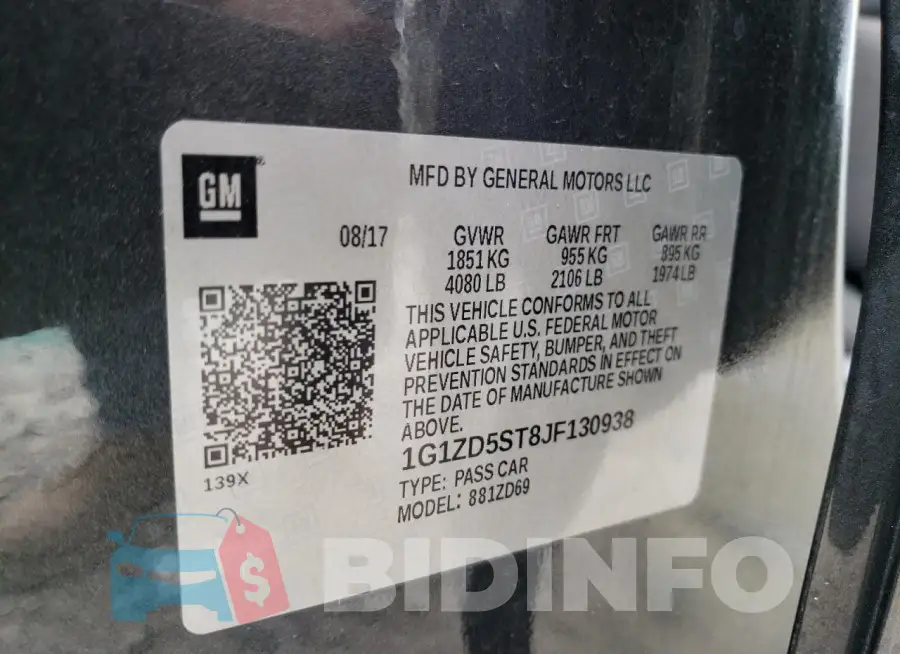 1G1ZD5ST8JF130938 Photo# 12