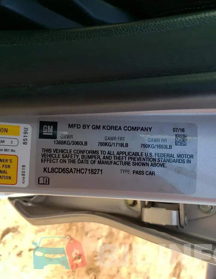KL8CD6SA7HC718271 Photo# 13