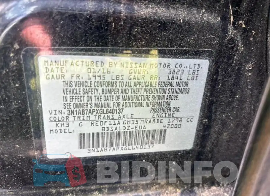 3N1AB7APXGL640137 Photo# 10
