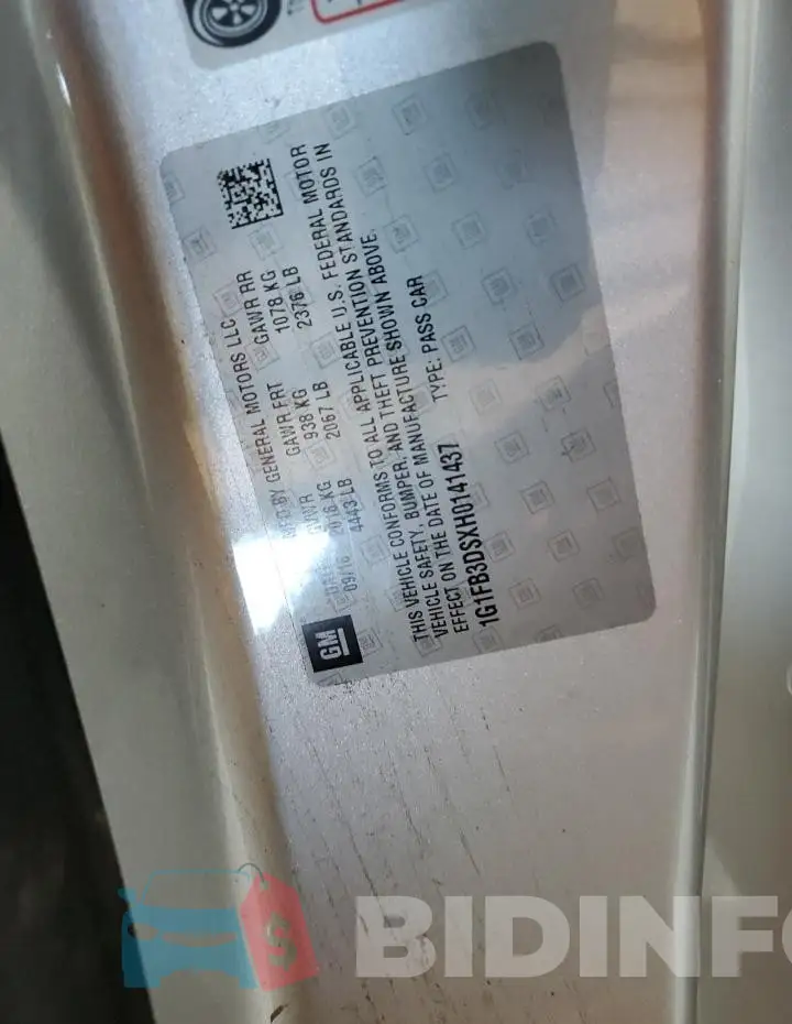 1G1FB3DSXH0141437 Photo# 12