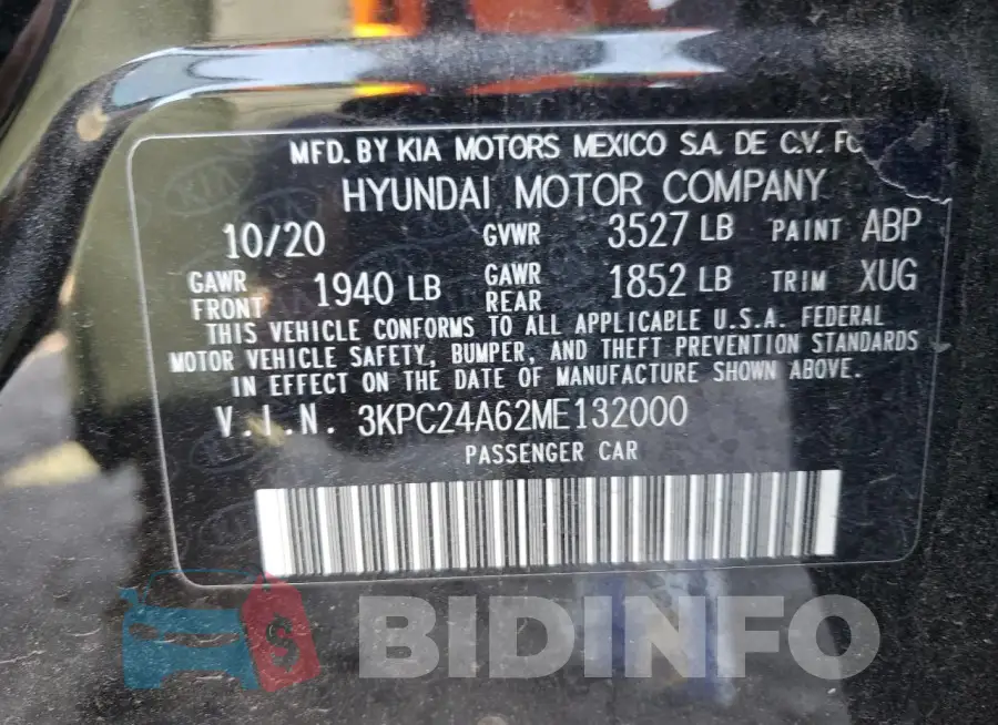 3KPC24A62ME132000 Photo# 13