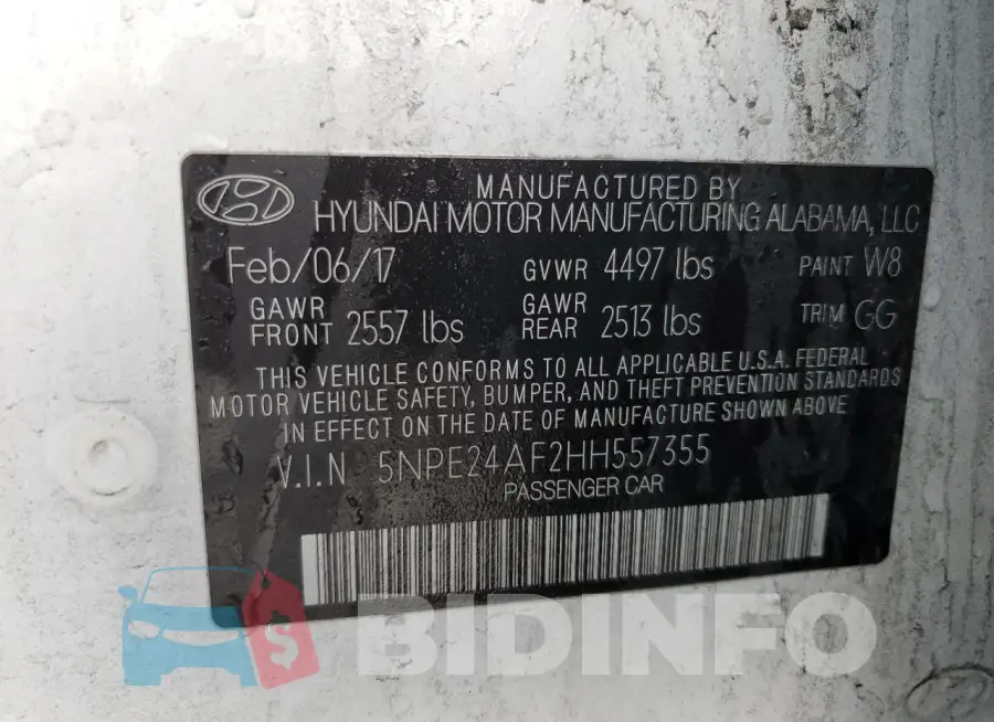 5NPE24AF2HH557355 Photo# 13