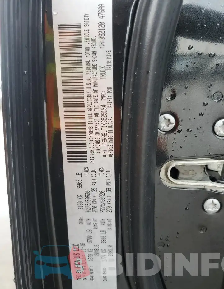 1C6RR6LT1KS529154 Photo# 12