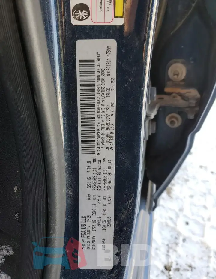 1C6SRFFT9KN918877 Photo# 12