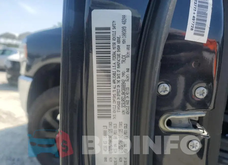 3C6UR5DJ8KG688942 Photo# 12