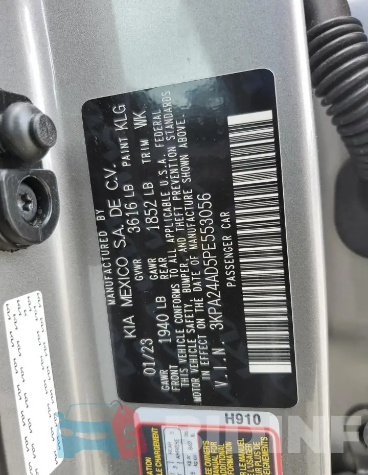 3KPA24AD5PE553056 Photo# 12