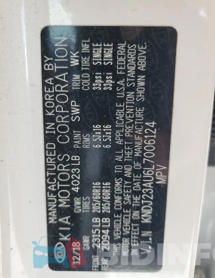 KNDJ23AU6L7006124 Photo# 12