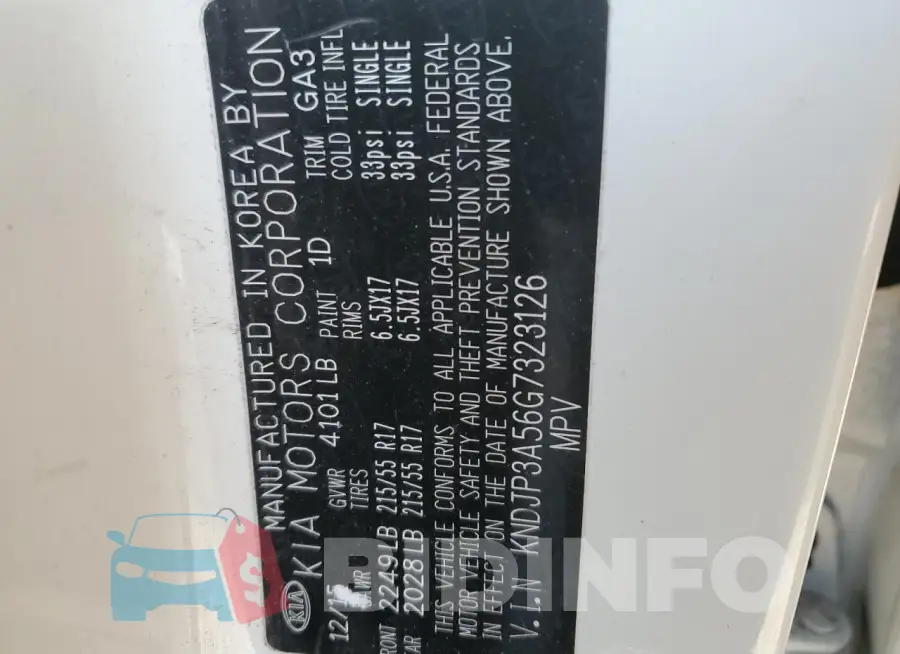 KNDJP3A56G7323126 Photo# 12