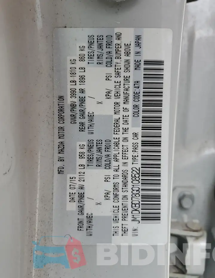 JM1DKBD78G0108522 Photo# 12