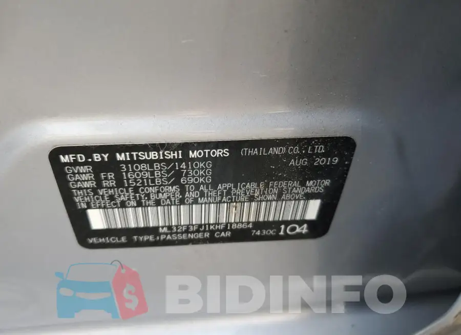 ML32F3FJ1KHF18864 Photo# 13