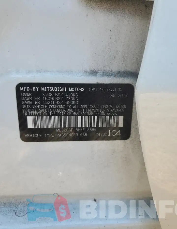 ML32F3FJ8HHF18885 Photo# 13