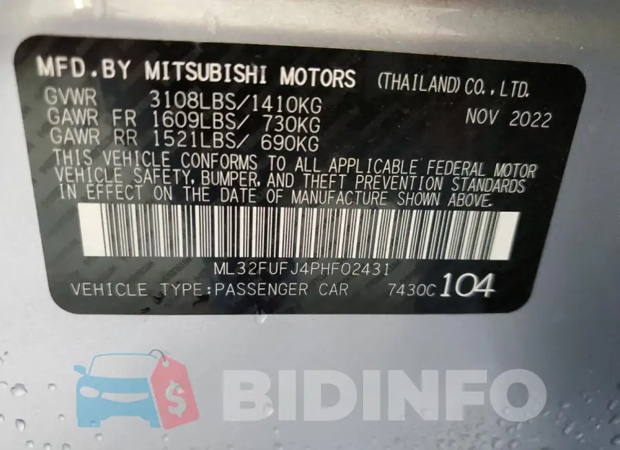 ML32FUFJ4PHF02431 Photo# 12