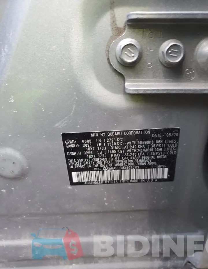4S4WMAFD3M3404263 Photo# 12