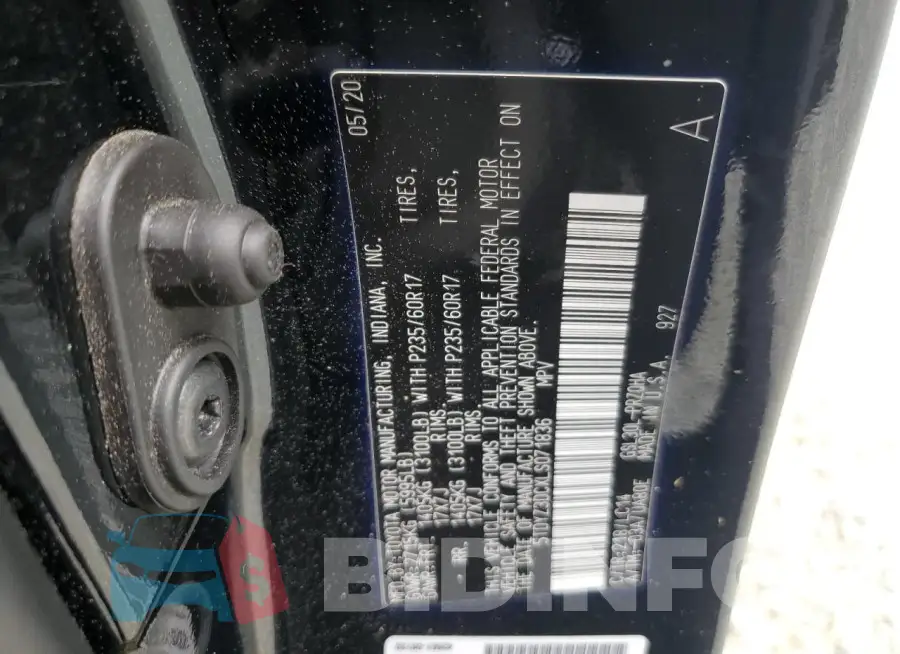 5TDYZ3DCXLS071836 Photo# 13