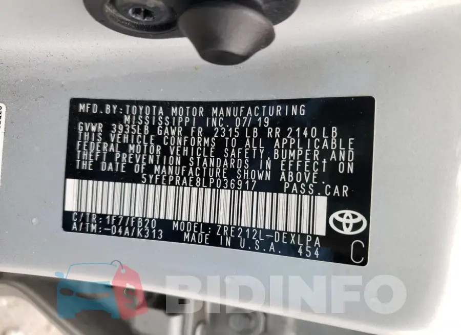 5YFEPRAE8LP036917 Photo# 12