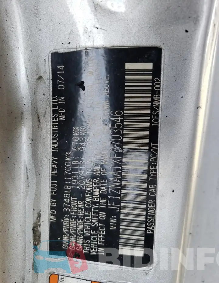 JF1ZNAA1XF8703546 Photo# 12