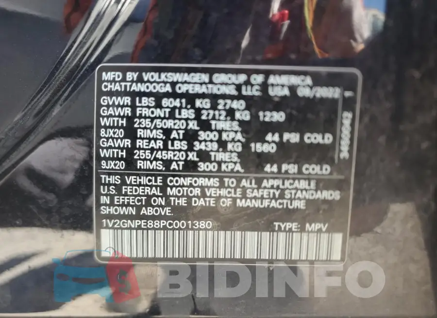1V2GNPE88PC001380 Photo# 14