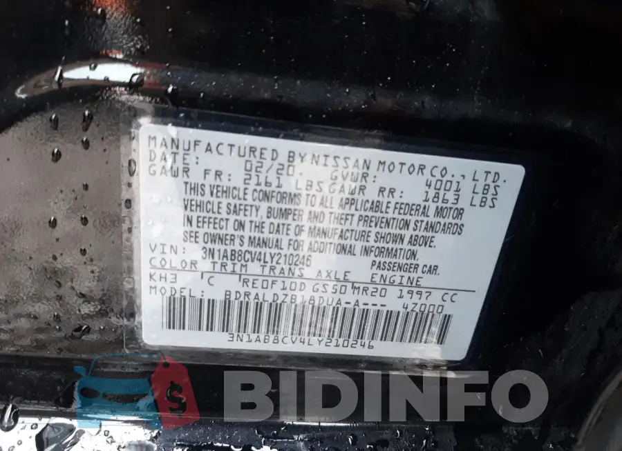 3N1AB8CV4LY210246 Photo# 13