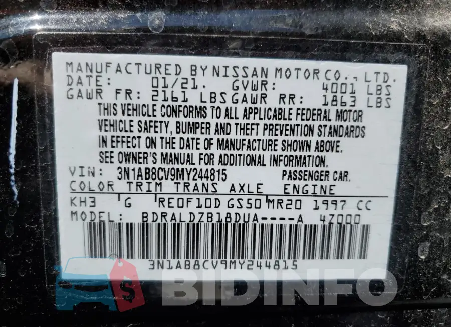 3N1AB8CV9MY244815 Photo# 12