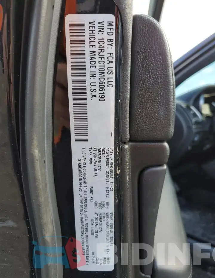1C4RJFCT0MC606190 Photo# 13