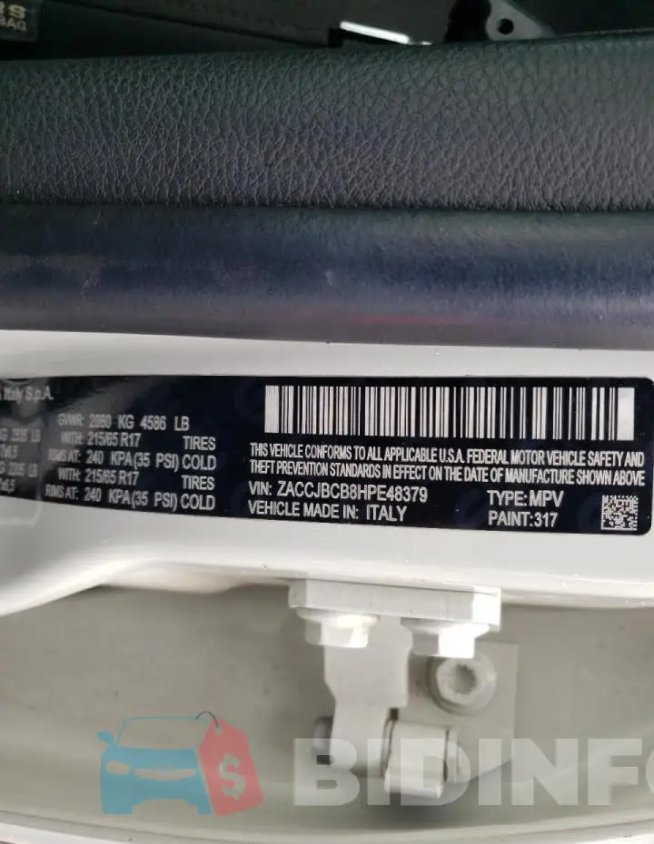 ZACCJBCB8HPE48379 Photo# 12