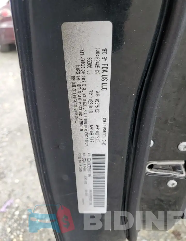 2C3CDXCT3FH871385 Photo# 12
